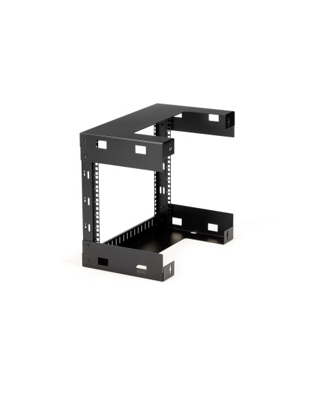StarTech.com 8U 19" Rack di rete per montaggio a parete a 2 staffe - Rack open frame a muro profondo 30cm. Rack per dati/AV/IT/a