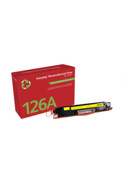 Everyday Rigenerato Toner rigenerato Everyday™ di Xerox Giallo compatibile con HP 126A (CE312A), Capacità standard