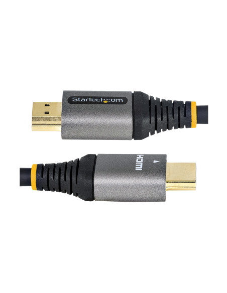 StarTech.com Cavo HDMI 2.0 Premium Certificato 50 cm - Cavo HDMI 4K 60Hz Ultra HD ad Alta Velocità con Ethernet - HDR10/ARC - C