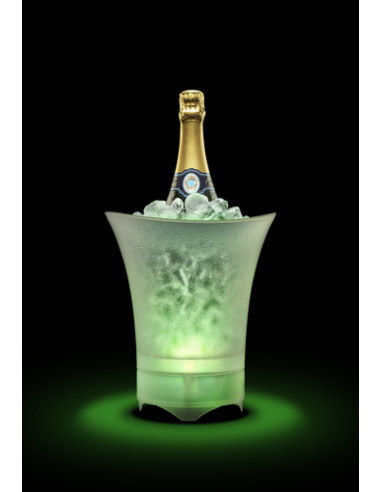 Tech Pop ICE MUSIC BUCKET Secchiello per il ghiaccio dotato di speaker bluetooth e luci