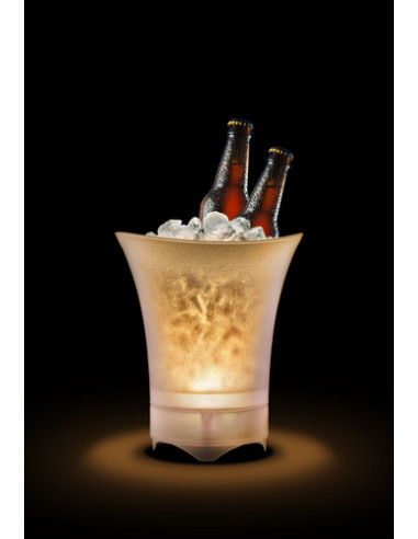 Tech Pop ICE MUSIC BUCKET Secchiello per il ghiaccio dotato di speaker bluetooth e luci