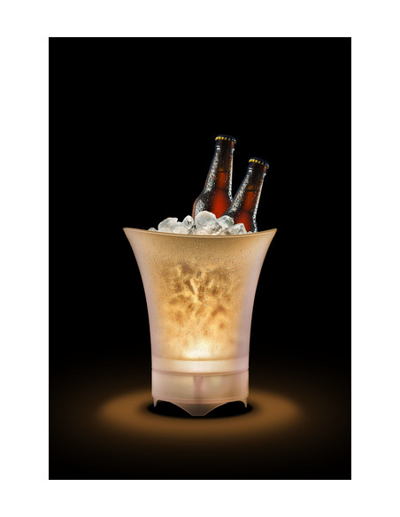 Tech Pop ICE MUSIC BUCKET Secchiello per il ghiaccio dotato di speaker bluetooth e luci
