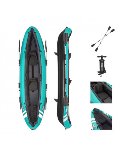 Bestway 65052 kayak da sport 2 persona(e) Nero, Blu Kayak gonfiabile
