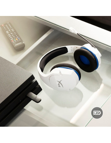 HyperX Cloud Stinger Core – Cuffie da gaming wireless (bianco-blu) – PS5-PS4