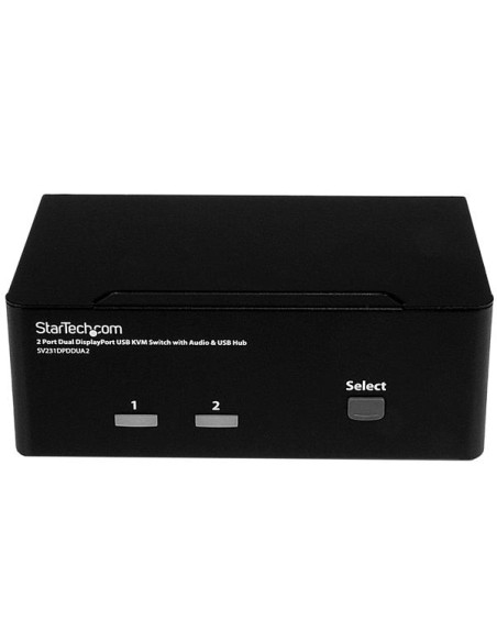 StarTech.com Switch KVM a 2 porte DisplayPort per doppio Monitor - 4k 60hz