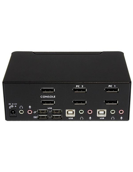 StarTech.com Switch KVM a 2 porte DisplayPort per doppio Monitor - 4k 60hz