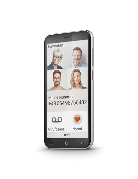 Emporia emporiaSMART5.mini 12,6 cm (4.95") SIM singola Android 13 4G USB tipo-C 4 GB 64 GB 2500 mAh Nero