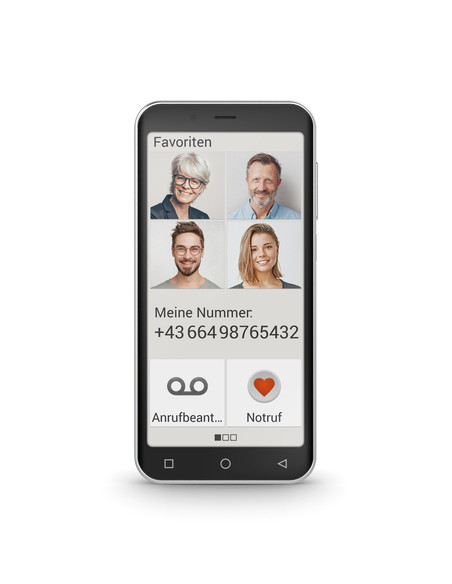 Emporia emporiaSMART5.mini 12,6 cm (4.95") SIM singola Android 13 4G USB tipo-C 4 GB 64 GB 2500 mAh Nero