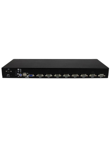 StarTech.com Switch KVM USB PS/2 a 8 porte montabile a rack 1U, con OSD