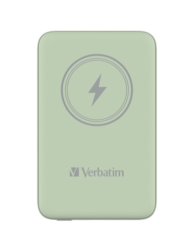 Verbatim Charge 'n' Go Polimeri di litio (LiPo) 10000 mAh Carica wireless Verde
