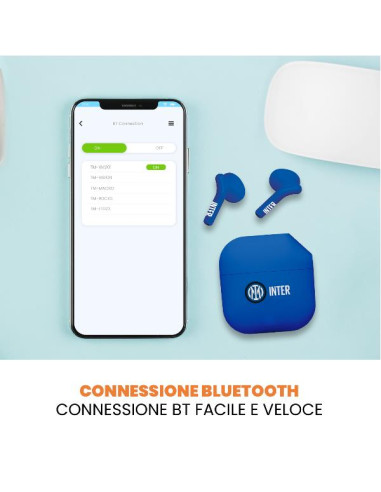 AURICOLARI INTER + BOX RICARICA