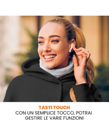 AURICOLARI JUVENTUS + BOX RICARICA