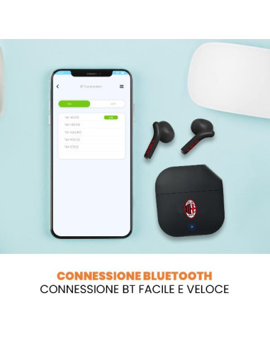 AURICOLARI MILAN + BOX RICARICA