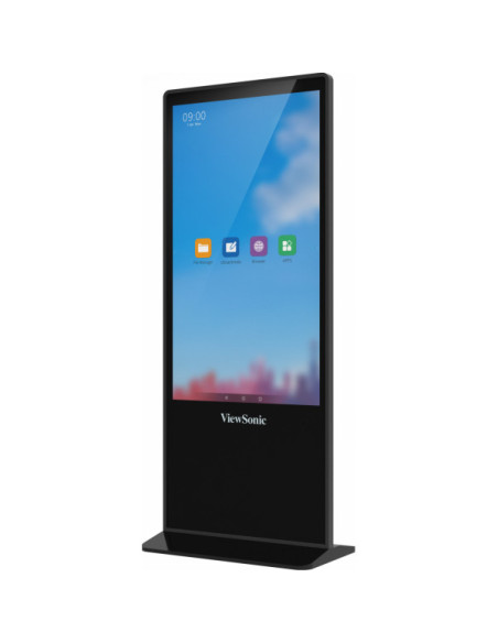 Viewsonic EP5542T visualizzatore di messaggi Design totem 139,7 cm (55") LED 450 cd/m² 4K Ultra HD Nero Touch screen Android 8.