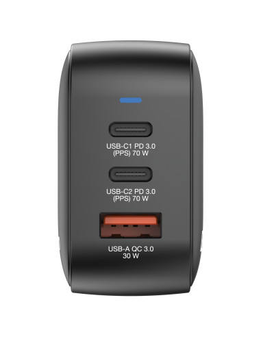 Verbatim Mini GaN Charger 70W Universale Nero AC Ricarica rapida Interno