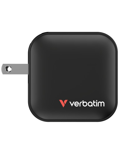 Verbatim Mini GaN Charger 70W Universale Nero AC Ricarica rapida Interno