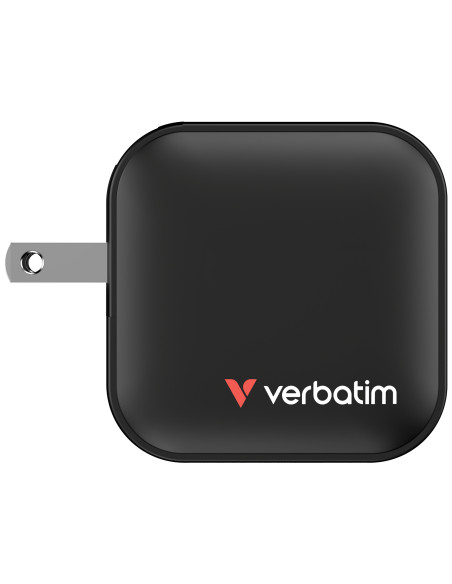 Verbatim Mini GaN Charger 70W Universale Nero AC Ricarica rapida Interno