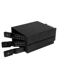 StarTech.com Scheda backplane per rack portatili hot-swap trayless in alluminio 3 alloggiamenti per SAS II/SATA III 3,5"- HDD 6  2