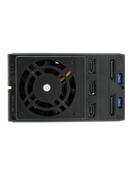 StarTech.com Scheda backplane per rack portatili hot-swap trayless in alluminio 3 alloggiamenti per SAS II/SATA III 3,5"- HDD 6 