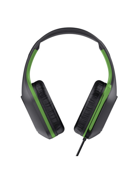 Trust GXT 415X ZIROX Auricolare Cablato A Padiglione Gaming Nero, Verde