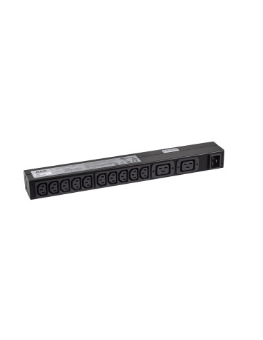 APC RACK PDU BASIC 1 U 16A 230V unità di distribuzione dell'energia (PDU) 12 presa(e) AC 0U/1U Nero