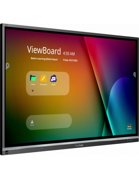 Viewsonic IFP5550-5 lavagna interattiva 139,7 cm (55") 3840 x 2160 Pixel Touch screen Nero HDMI