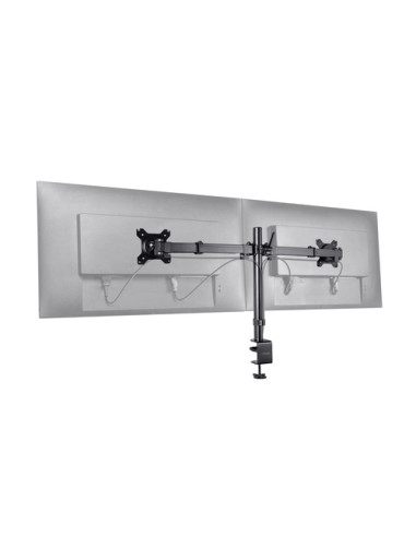 Trust GXT 1120 Mara Dual Monitor Arm 81,3 cm (32") Scrivania Nero