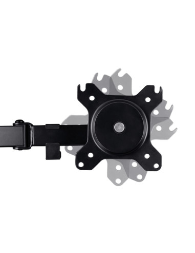 Trust GXT 1120 Mara Dual Monitor Arm 81,3 cm (32") Scrivania Nero