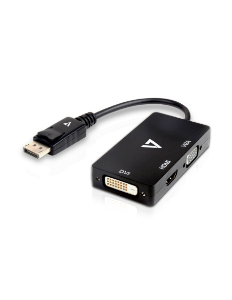 V7 Adattatore DisplayPort (m) a VGA, HDMI o DVI (f)