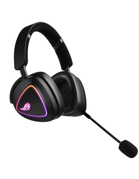 ASUS ROG DELTA II Auricolare Con cavo e senza cavo A Padiglione Gaming USB tipo-C Bluetooth Nero