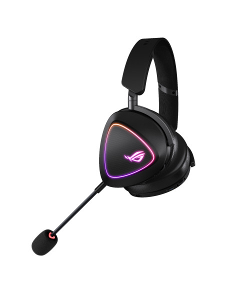ASUS ROG DELTA II Auricolare Con cavo e senza cavo A Padiglione Gaming USB tipo-C Bluetooth Nero