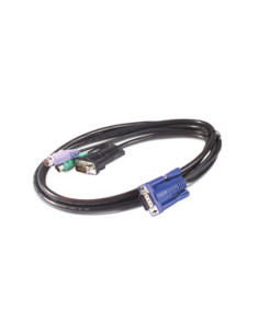 APC KVM PS/2 Cable - 3 ft (0.9 m) Nero 0,91 m