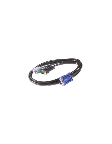 APC KVM PS/2 Cable - 3 ft (0.9 m) Nero 0,91 m