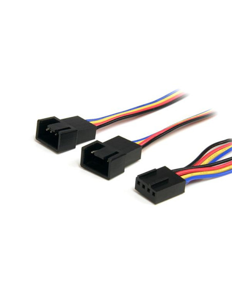 StarTech.com Cavo sdoppiatore per alimentatore ventola 4 pin 12'' - F/M