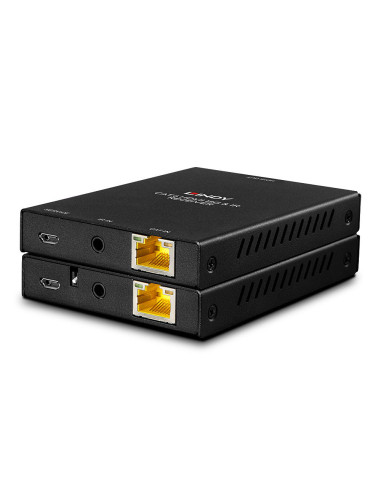 Lindy 38205 moltiplicatore AV Trasmettitore e ricevitore AV Nero