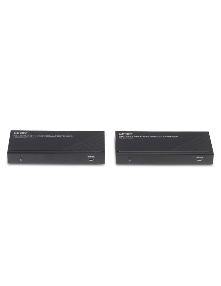 Lindy 38217 moltiplicatore AV Trasmettitore e ricevitore AV Nero