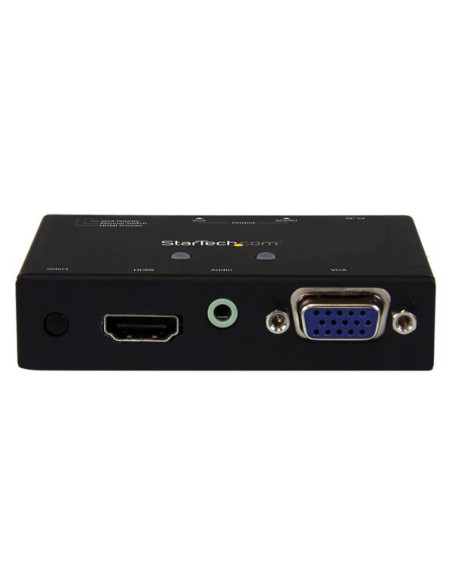 StarTech.com Switch Commutatore 2x1 VGA + HDMI a VGA - Switch Convertitore HDMI / VGA a VGA con commutazione prioritaria - 1080p
