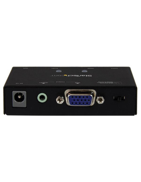 StarTech.com Switch Commutatore 2x1 VGA + HDMI a VGA - Switch Convertitore HDMI / VGA a VGA con commutazione prioritaria - 1080p