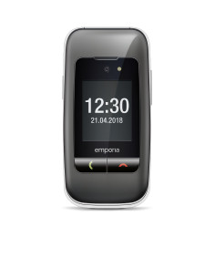 Emporia emporiaONE 6,1 cm (2.4") 80 g Grigio, Argento Telefono per anziani