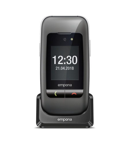 Emporia emporiaONE 6,1 cm (2.4") 80 g Grigio, Argento Telefono per anziani