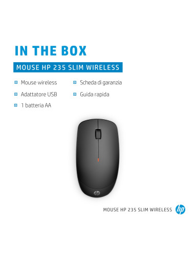 HP Mouse wireless slim 235