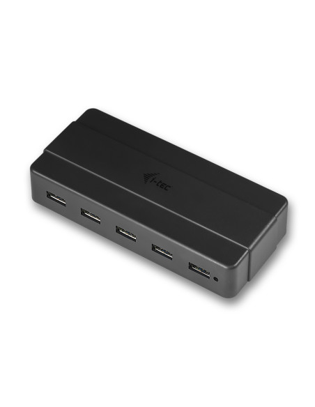 i-tec U3HUB742 hub di interfaccia USB 3.2 Gen 1 (3.1 Gen 1) Type-B 5000 Mbit/s Nero