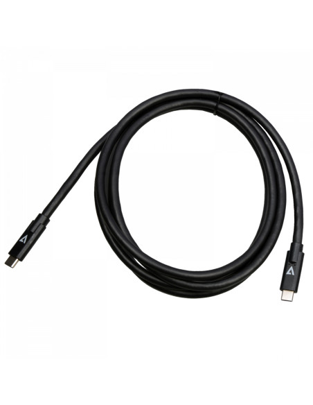 V7 V7USBC10GB-2M cavo USB USB 3.2 Gen 2 (3.1 Gen 2) USB C Nero