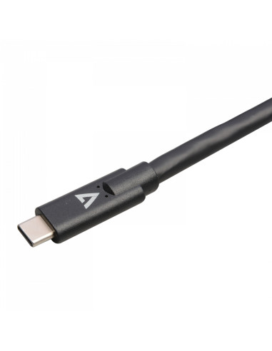 V7 V7USBC10GB-2M cavo USB USB 3.2 Gen 2 (3.1 Gen 2) USB C Nero