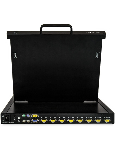 StarTech.com RKCONS1708K console a rack 43,2 cm (17") 1280 x 1024 Pixel Acciaio Nero 1U