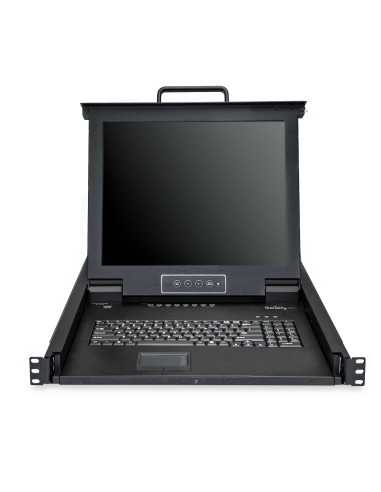 StarTech.com RKCONS1708K console a rack 43,2 cm (17") 1280 x 1024 Pixel Acciaio Nero 1U