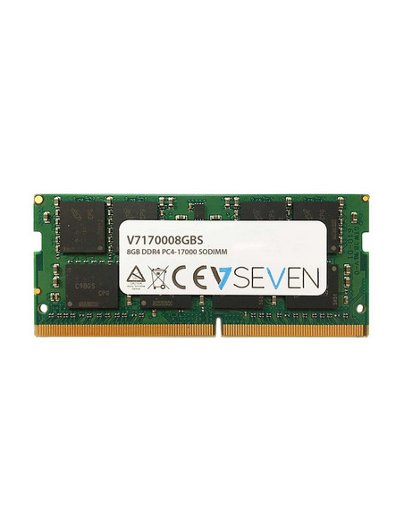 V7 8GB DDR4 PC4-17000 - 2133Mhz SO DIMM Notebook Módulo de memoria - V7170008GBS