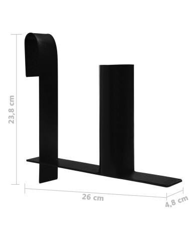 Supporto Rotolo Strisce di Recinzione per Privacy in Acciaio