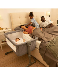 Chicco 8087042670000 Culla Tessuto, Poliestere Grigio 2