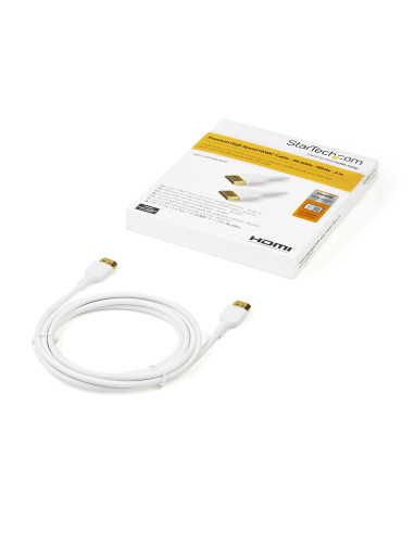 StarTech.com Cavo HDMI 2.0 certificato Premium da 2m - Cavo video HDMI con Ethernet ad alta velocità - UHD 4K 60Hz HDR - Cavo H